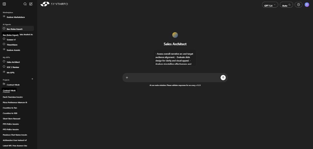 Testing a Custom GPT in chat